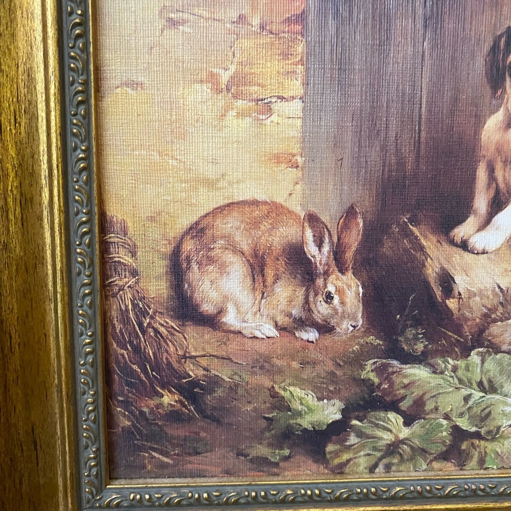 "Best of Friends" Carl Reichert litho print on canvas - Picture 2 of 7